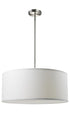 Z-Lite Albion 3 Light Pendant in Brushed Nickel Finish Model: 171-24B-C