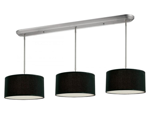 Z-Lite Albion 9 Light Linear Chandelier in Brushed Nickel Finish Model: 171-16-3B