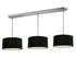 Z-Lite Albion 9 Light Linear Chandelier in Brushed Nickel Finish Model: 171-16-3B