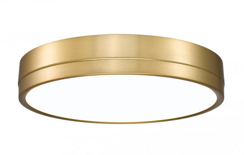 Z-Lite Algar 1 Light Flush Mount in Brushed Nickel Finish Model: 1006F16-BN-LED