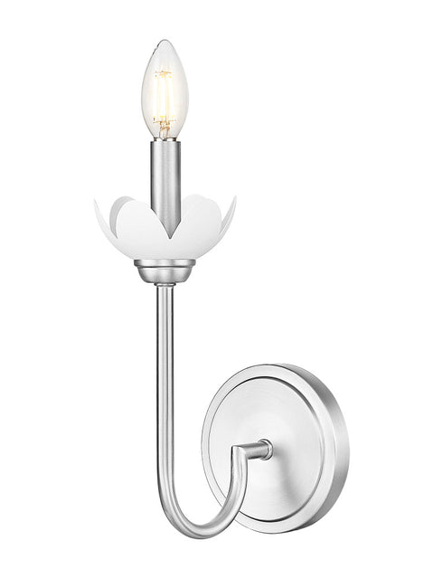 Z-Lite Allistair 1 Light Wall Sconce in Brushed Nickel Finish Model: 352-1S-BN
