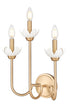 Z-Lite Allistair 3 Light Wall Sconce in Brushed Nickel Finish Model: 352-3S-BN