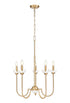 Z-Lite Allistair 5 Light Chandelier in Matte Black Finish Model: 352-5MB