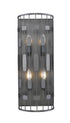 Z-Lite Almet 4 Light Wall Sconce in Brushed Nickel Finish Model: 430-4S-BN