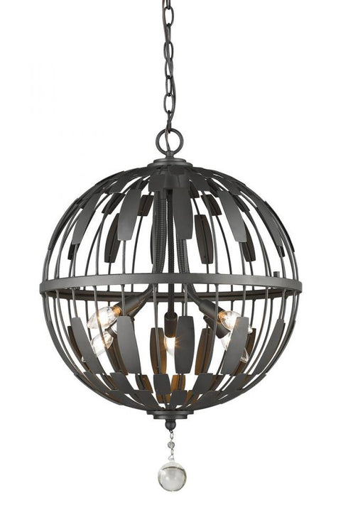 Z-Lite Almet 5 Light Chandelier in Bronze Finish Model: 430B18-BRZ
