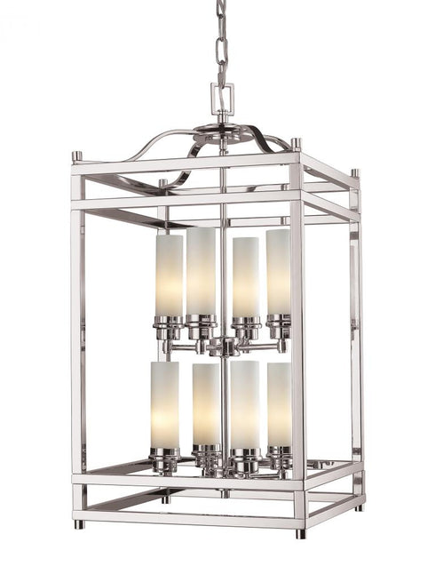 Z-Lite Altadore 8 Light Chandelier in Brushed Nickel Finish Model: 182-8
