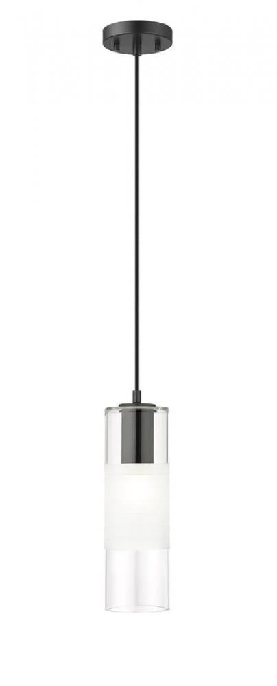 Z-Lite Alton 1 Light Pendant in Brushed Nickel Finish Model: 824P-BN