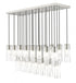 Z-Lite Alton 23 Light Linear Chandelier in Brushed Nickel Finish Model: 824P-23L-BN