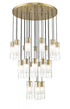 Z-Lite Alton 27 Light Chandelier in Brushed Nickel Finish Model: 824P-27R-BN
