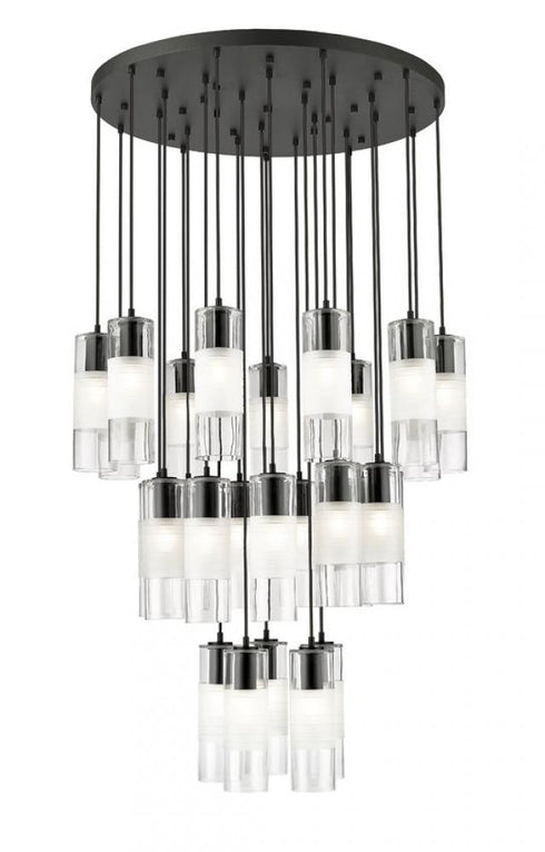 Z-Lite Alton 27 Light Chandelier in Brushed Nickel Finish Model: 824P-27R-BN