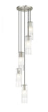 Z-Lite Alton 5 Light Chandelier in Brushed Nickel Finish Model: 824P-5R-BN