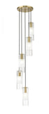 Z-Lite Alton 5 Light Chandelier in Brushed Nickel Finish Model: 824P-5R-BN