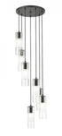 Z-Lite Alton 7 Light Chandelier in Brushed Nickel Finish Model: 824P-7R-BN