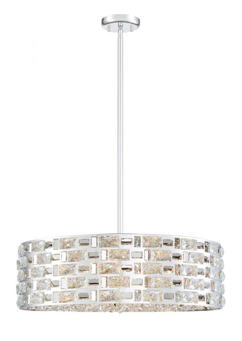 Z-Lite Aludra 7 Light Chandelier in Chrome Finish Model: 912P24-CH