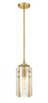 Z-Lite Alverton 1 Light Pendant in Matte Black Finish Model: 3036MP-MB