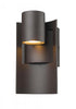 Z-Lite Amador 1 Light Outdoor Wall Light in Deep Bronze Finish Model: 559S-DBZ-LED