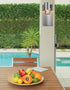 Z-Lite Amador 1 Light Outdoor Wall Light in Silver Finish Model: 559M-SL-LED