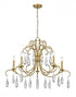 Z-Lite Amara 5 Light Chandelier in Gilded Gold Finish Model: 3039-38GG