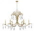 Z-Lite Amara 6 Light Chandelier in Gilded Gold Finish Model: 3039-59GG