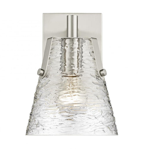 Z-Lite Analia 1 Light Wall Sconce in Brushed Nickel Finish Model: 1101-1S-BN