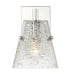 Z-Lite Analia 1 Light Wall Sconce in Brushed Nickel Finish Model: 1101-1S-BN