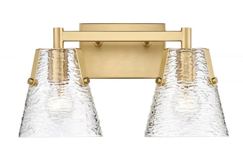 Z-Lite Analia 2 Light Vanity in Brushed Nickel Finish Model: 1101-2V-BN