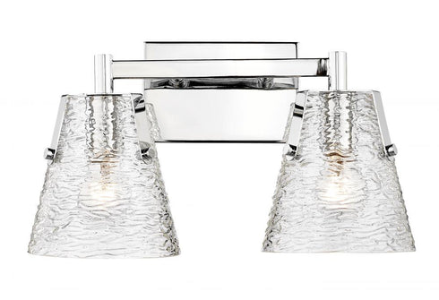 Z-Lite Analia 2 Light Vanity in Brushed Nickel Finish Model: 1101-2V-BN