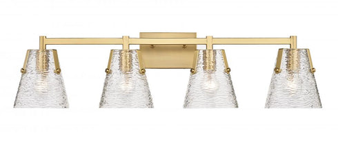 Z-Lite Analia 4 Light Vanity in Brushed Nickel Finish Model: 1101-4V-BN