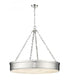 Z-Lite Anders 3 Light Chandelier in Polished Nickel Finish Model: 1944P33-PN-LED