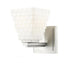 Z-Lite Annalise 1 Light Wall Sconce in Brushed Nickel Finish Model: 7514-1S-BN