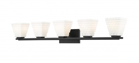 Z-Lite Annalise 5 Light Vanity in Brushed Nickel Finish Model: 7514-5V-BN