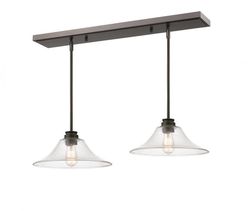 Z-Lite Annora 1 Light Linear Chandelier in Olde Bronze Finish Model: 428MP14-2OB