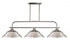 Z-Lite Annora 3 Light Billiard in Brushed Nickel Finish Model: 437-3BN-RBN