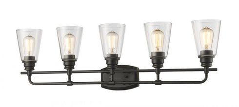 Z-Lite Annora 5 Light Vanity in Brushed Nickel Finish Model: 428-5V-BN