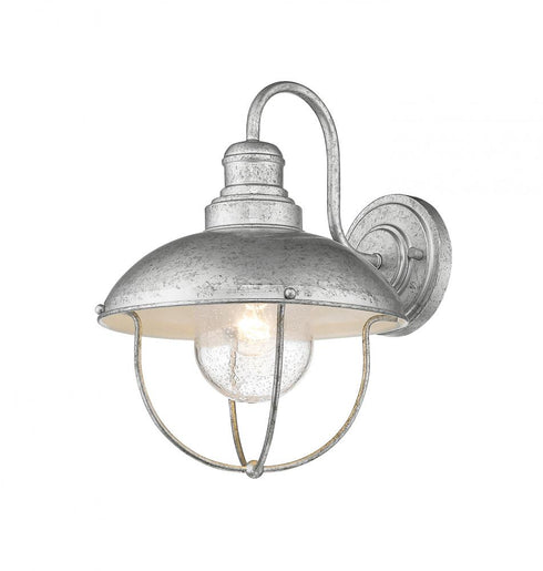 Z-Lite Ansel 1 Light Outdoor Wall Light in Black Finish Model: 590M-BK