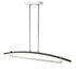 Z-Lite Arc 1 Light Linear Chandelier in Chrome Finish Model: 620-43-CH-LED