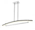 Z-Lite Arc 1 Light Linear Chandelier in Chrome Finish Model: 620-43-CH-LED