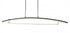 Z-Lite Arc 1 Light Linear Chandelier in Chrome Finish Model: 620-56-CH-LED