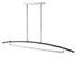 Z-Lite Arc 1 Light Linear Chandelier in Chrome Finish Model: 620-56-CH-LED