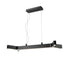 Z-Lite Arcano 1 Light Linear Chandelier in Matte Black Finish Model: 8002-42MB-LED