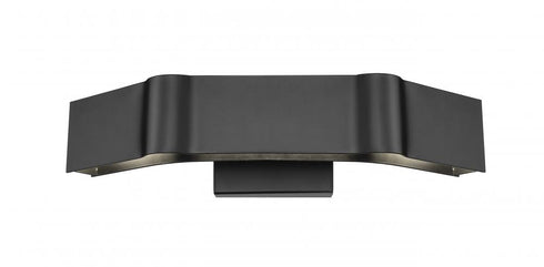 Z-Lite Arcano 1 Light Wall Sconce in Matte Black Finish Model: 8002-3SMB-LED