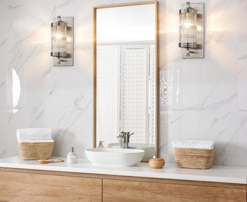 Z-Lite Archer 1 Light Wall Sconce in Brushed Nickel Finish Model: 344-1S-BN