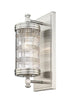 Z-Lite Archer 1 Light Wall Sconce in Brushed Nickel Finish Model: 344-1S-BN