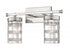 Z-Lite Archer 2 Light Vanity in Brushed Nickel Finish Model: 344-2V-BN