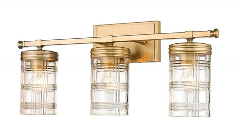 Z-Lite Archer 3 Light Vanity in Brushed Nickel Finish Model: 344-3V-BN