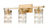 Z-Lite Archer 3 Light Vanity in Brushed Nickel Finish Model: 344-3V-BN