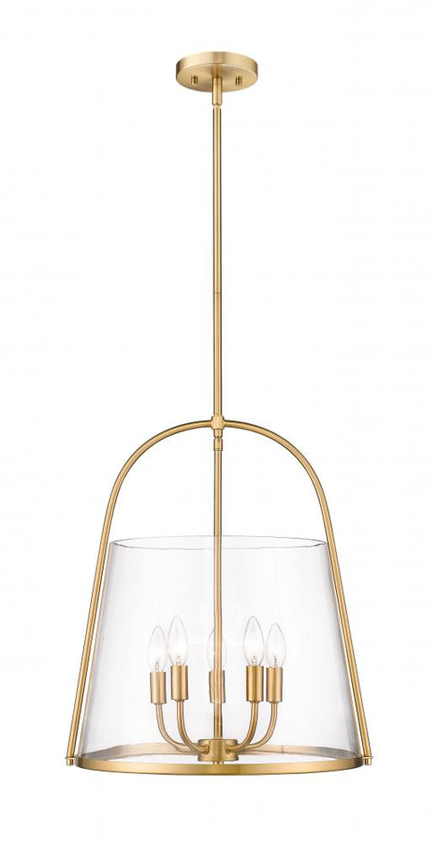 Z-Lite Archis 5 Light Pendant in Brushed Nickel Finish Model: 3041P18-BN