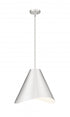 Z-Lite Aria 1 Light Pendant in Brushed Nickel Finish Model: 1952P18-BN