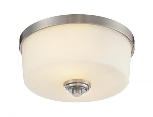 Z-Lite Arlington 2 Light Flush Mount in Bronze Finish Model: 220F2