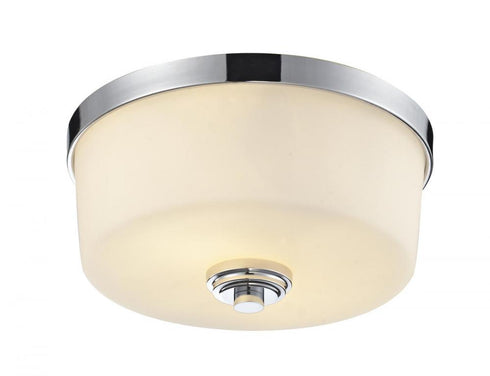 Z-Lite Arlington 2 Light Flush Mount in Bronze Finish Model: 220F2